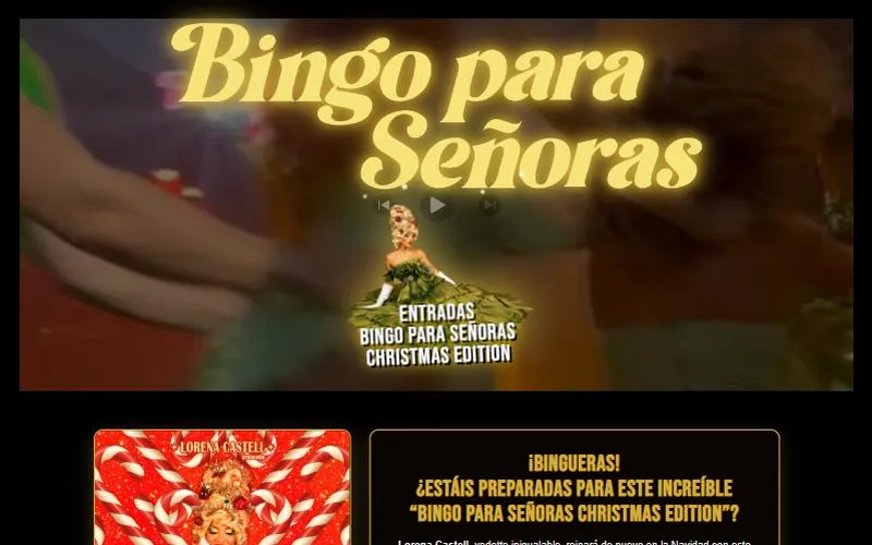 Web de Bingo para Señoras